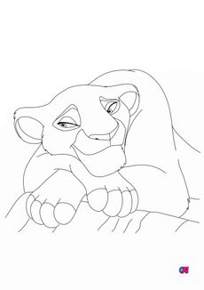 Coloriage Roi Lion - Sarabi