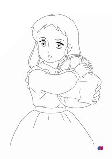 Coloriage Princesse Sarah - Sarah