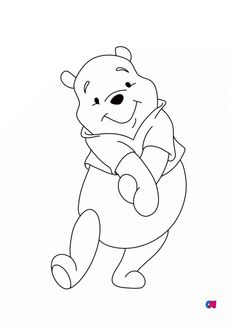 Coloriage Winnie l'ourson