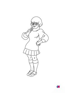 Coloriage Scooby-doo - Vera Dinkley