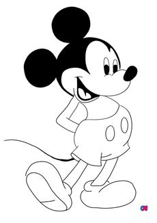 Coloriages à imprimer Disney - Mickey