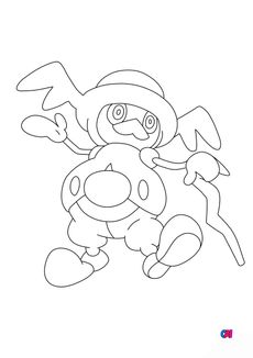 Coloriage Pokémon - 866 - M.Glaquette