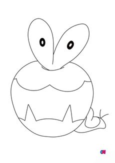 Coloriage Pokémon - 840 - Verpom