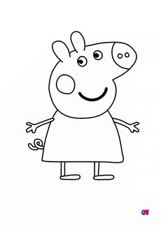 Coloriage Peppa Pig