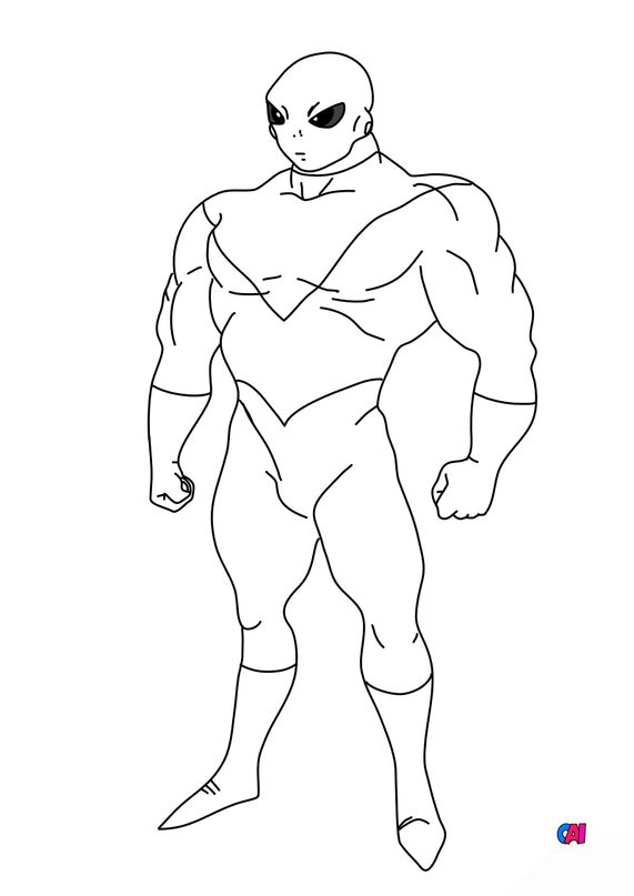 Coloriage dragon ball z à imprimer  Jiren