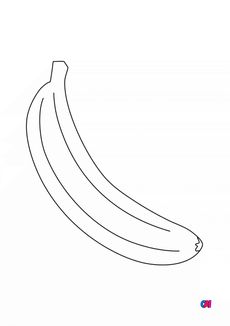 Mes premiers coloriages - Une banane