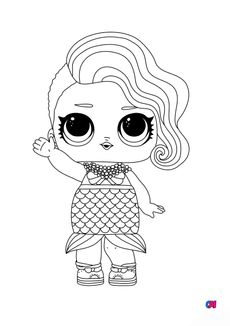 Coloriage Poupee Lol A Imprimer