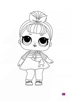 Coloriage Poupee Lol A Imprimer