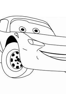 Coloriage Cars - Flash McQueen