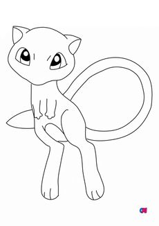 Coloriage Pokémon - Mew