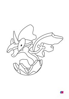 Coloriage Pokémon - 841 - Pomdrapi