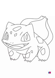 Coloriage Pokémon - Bulbizarre