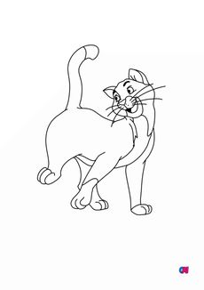 Coloriage Les Aristochats - O’Malley