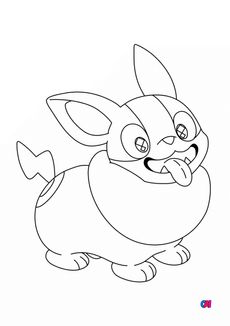 Coloriage Pokémon - 835 - Voitoutou