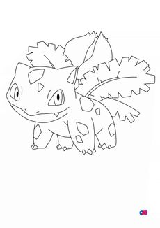 Coloriage Pokémon - 2 - Herbizarre