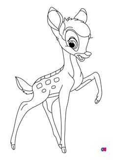 Coloriage Bambi - Bambi