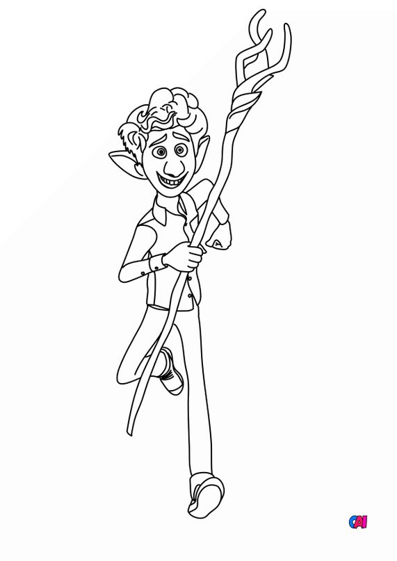 Coloriage En Avant imprimer Ian court Coloriage En Avant imprimer Ian court