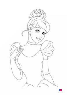 Coloriage Cendrillon - Cendrillon