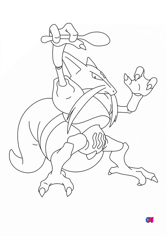 Coloriage Pokémon à imprimer  64  Kadabra