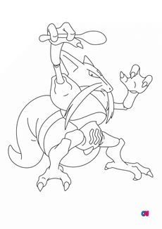 Coloriage Pokémon - 64 - Kadabra