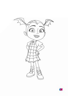 Coloriage Vampirina - Vampirina