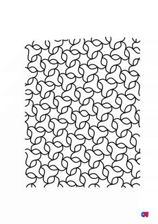 Coloriage art thérapie - arabesques 1