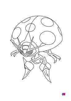 Coloriage Pokémon - 826 - Astronelle