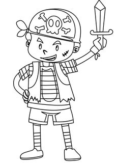 Coloriage Pirates