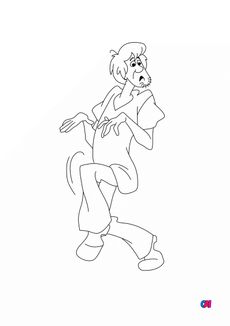 Coloriage Scooby-doo - Sammy