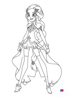 Coloriage Lolirock - Carissa