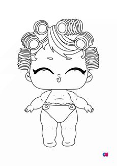 Coloriage Poupee Lol A Imprimer