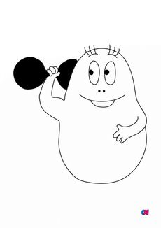 Coloriage Barbapapa - Barbidur