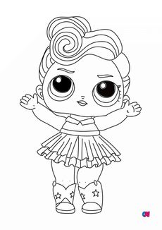 Coloriage Poupee Lol A Imprimer