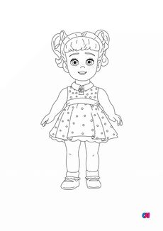 Coloriage Toy Story 4 - Gabby Gabby