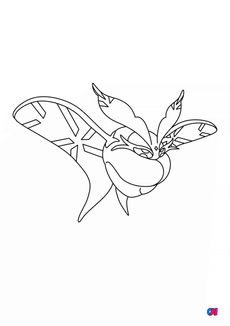 Coloriage Pokémon - 873 - Beldeneige