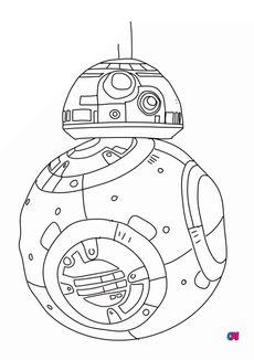 Coloriages Star Wars - BB8