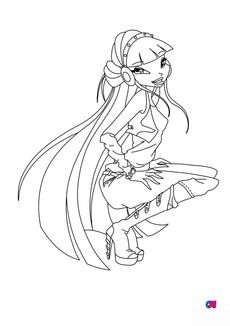 Coloriage Winx - Musa