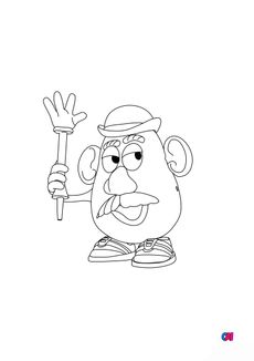 Coloriage Toy Story 4 - Monsieur Patate 2