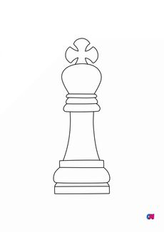 Coloriage Les échecs