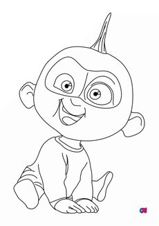 Coloriage Les Indestructibles - Jack Jack