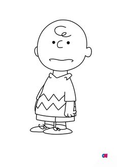 Coloriage Snoopy - Charlie Brown