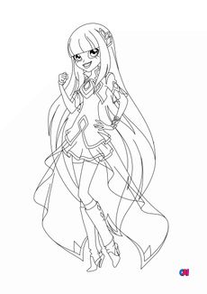 Coloriage Lolirock - Talia