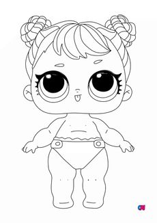 Coloriage Poupee Lol A Imprimer