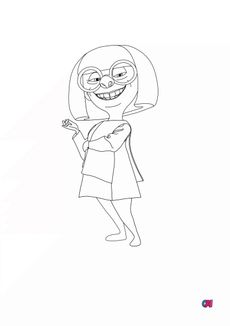 Coloriage Les Indestructibles - Edna