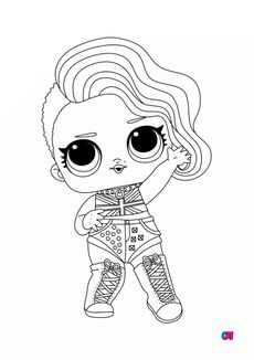 Coloriage Poupee Lol A Imprimer