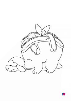 Coloriage Pokémon - 841 Dratatin