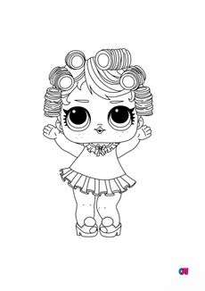 Coloriage Poupee Lol A Imprimer